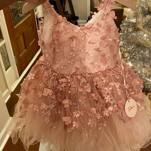 Brand New Rose Gold Tulleen Dress
